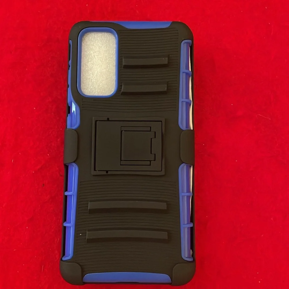 Samsung Galaxy S 20 FE Phone Protector-Holster Blue/Black